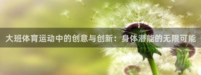 球客岛：大班体育运动中的创意与创新：身体潜能的无限可能